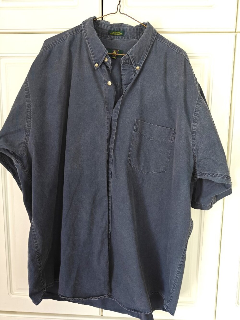Club Room Blue Men's Shirt, Size XXL